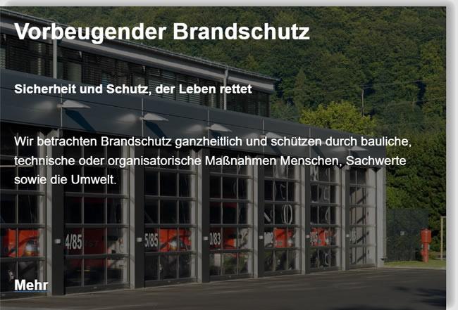 Vorbeugender Brandschutz